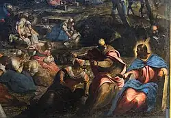 Tинторетто. Сбор манны (Евреи в пустыне). 1594. Холст, масло