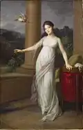 Амалия фон Леветцов. 1803. Холст, масло. Дом Гёте, Франкфурт-на-Майне