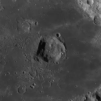 Снимок зонда Lunar Reconnaissance Orbiter.
