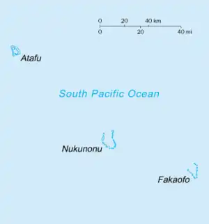 Факаофо на карте