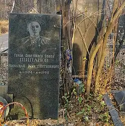 Могила на Кунцевском кладбище. Москва