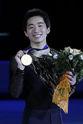 Томоки Хиватаси на чемпионате мира среди юниоров 2019