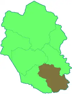 Бийский уезд на карте