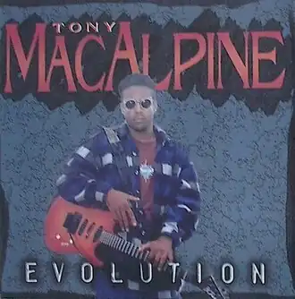 Обложка альбома Tony MacAlpine «Evolution» (1995)