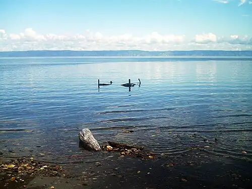 Демонтированная рыбацкая вышка в Утулике