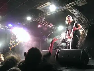 Toxic Holocaust на концерте в Санкт-Петербурге в 2014 году