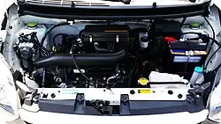 Toyota Wigo G (Филиппинская модель, двигатель)