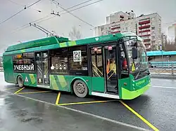 Учебный троллейбус Тролза-5265.00 «Мегаполис»  СПб ГУП «Горэлектротранс»