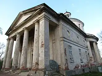 Спасо-Преображенский храм в усадьбе Голицыных. 2015.