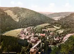 Вид на Трезебург, 1900 год