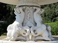 Н. Триболо и Пьерино да Винчи. Основание фонтана