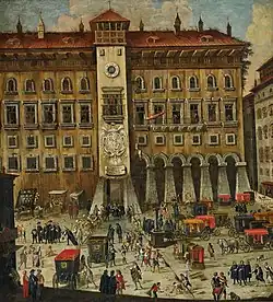 Большой суд викария в замке Капуи. Холст, масло. Музей Сан-Мартино, Неаполь