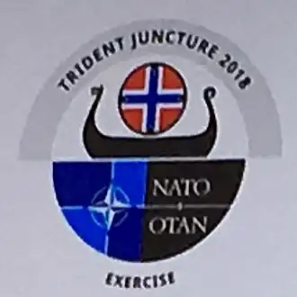 Логотип учений Trident Juncture 2018