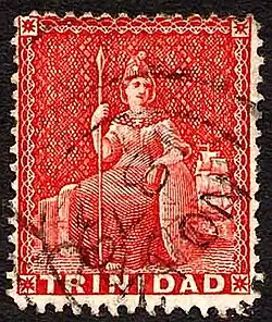 1876: 1 пенни, без указания номинала