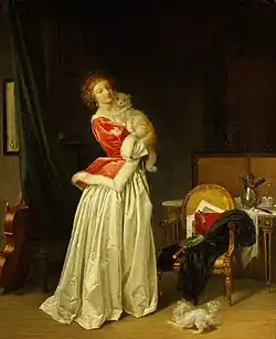 Триумф кошечки. Около 1785Холст, масло. 60 × 48 смПушкинский музей, Москва