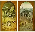 «Искушение святого Антония»  (внешние створки).