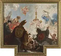 Tриумф Евхаристии. 1656. Холст, масло. Сакраментальное Братство Скинии Кафедрального собора, Севилья