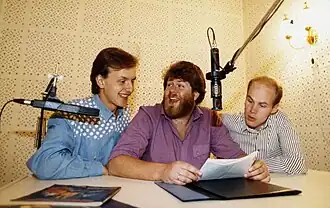 Герман Янушпольский, Феликс Невелев и Сергей Букинич, эфир передачи «Трое в лодке»