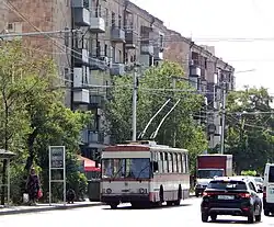 Троллейбус Škoda 14Tr02/6 №10 на новооткрывшемся участке маршрута №2, 07.2022