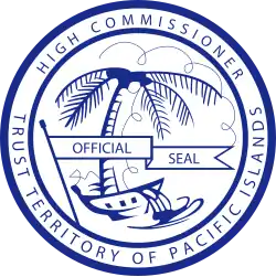 Герб Верховного комиссара Подопечной территории Тихоокеанские острова