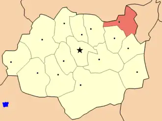 Цагаандэлгэр на карте