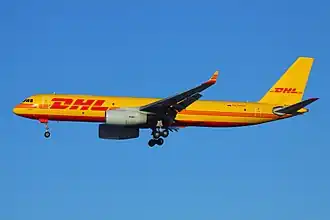 Российский Ту-204С компании DHL