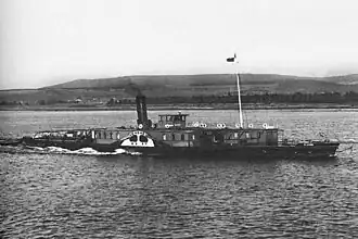 Крупный буксирный пароход «Чеченец» 1890 года, принадлежавший товариществу «Бр. Нобель».