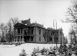 Главное здание мызы Тоаль (Тухала) после пожара 1905 года