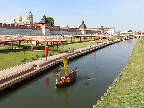 Вид на кремль с набережной