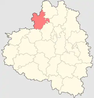 город Алексин на карте