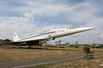 Ту-144 в Ульяновском авиамузее (№ 77110)