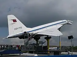 Ту-144 в музее в Зинсхайме, Германия (№ 77112)
