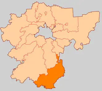 Тургиновское сельское поселение на карте