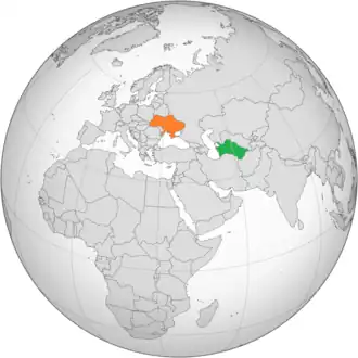 Украина и Туркменистан