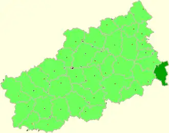 Калязинский муниципальный округ на карте