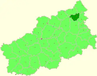Ахматовское сельское поселение на карте