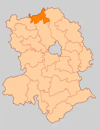 Тверецкое сельское поселение на карте