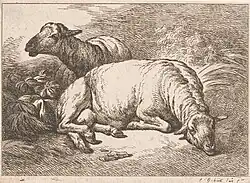 Овцы. 1796—1797. Офорт