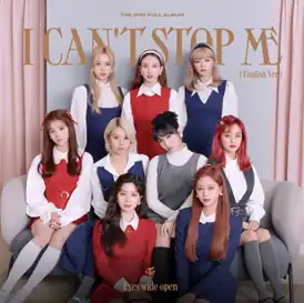 Обложка сингла Twice «I Can’t Stop Me» (2020)
