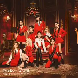 Обложка альбома Twice «Perfect World» (2021)