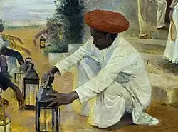 Британская Индия. Сумерки. После тенниса.