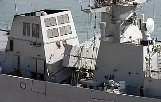 Корвет типа 056, ПУ противокорабельных ракет YJ-83