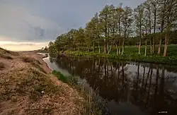 Ужава около устья весной 2013 года