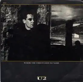 Обложка сингла U2 «Where the Streets Have No Name» (1987)