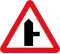 Side road ahead (right)