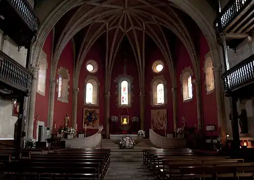 Интерьер церкви Св. Винсента