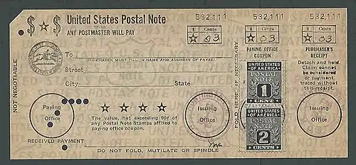 Почтовый ордер США