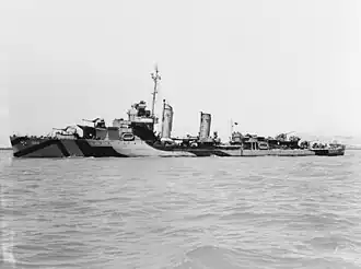 USS Drayton 28 июня 1944 года