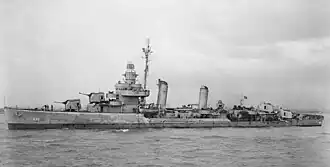 USS Knight (DD-633)в октябре 1943
