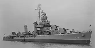 эсминец USS Livermore (DD-429) типа «Гливс»